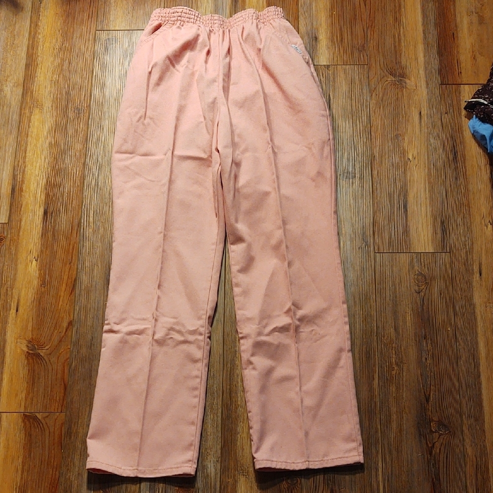 Chic Pink Elastic Waist Pull On Pants - Sz. 10P